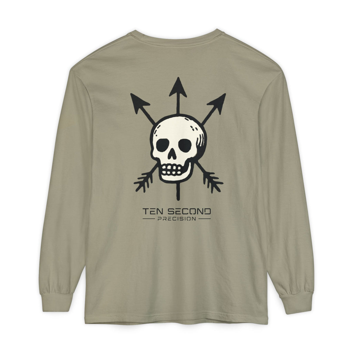 Broken Arrow Skull Long Sleeve T-Shirt