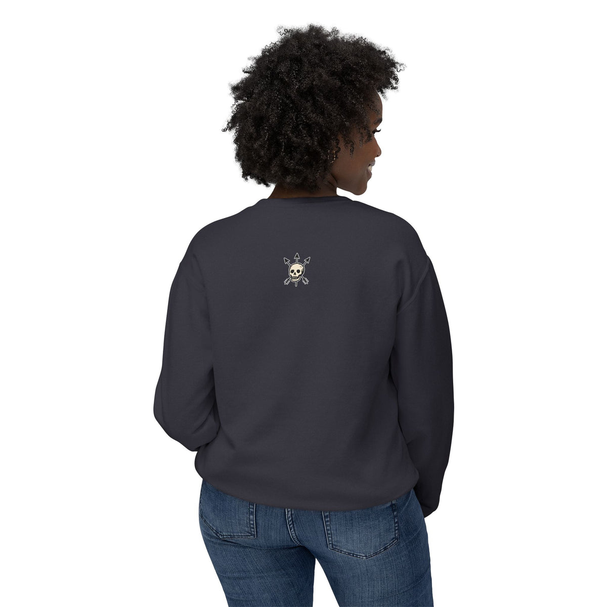 Broken Arrow Skull Graphic Sweatshirt