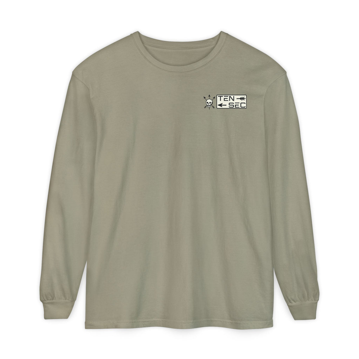 Broken Arrow Skull Long Sleeve T-Shirt